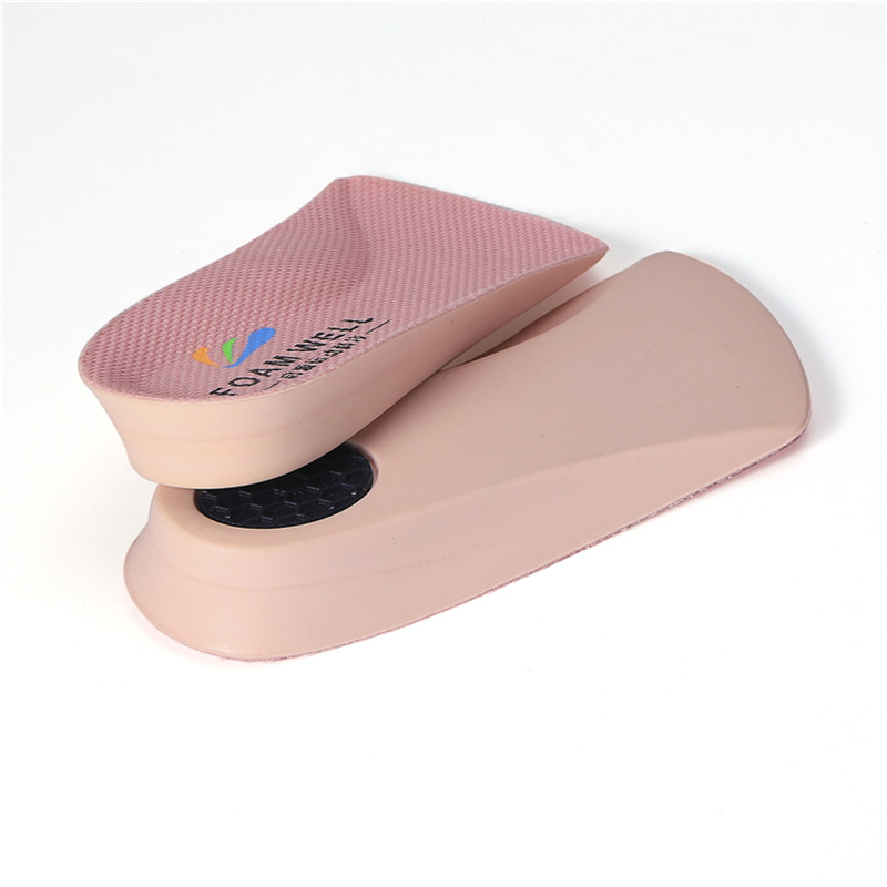 Poloviční tlumení PU GEL Arch Support Podpatky Výškové chrániče podpatku Široká výška Stélka